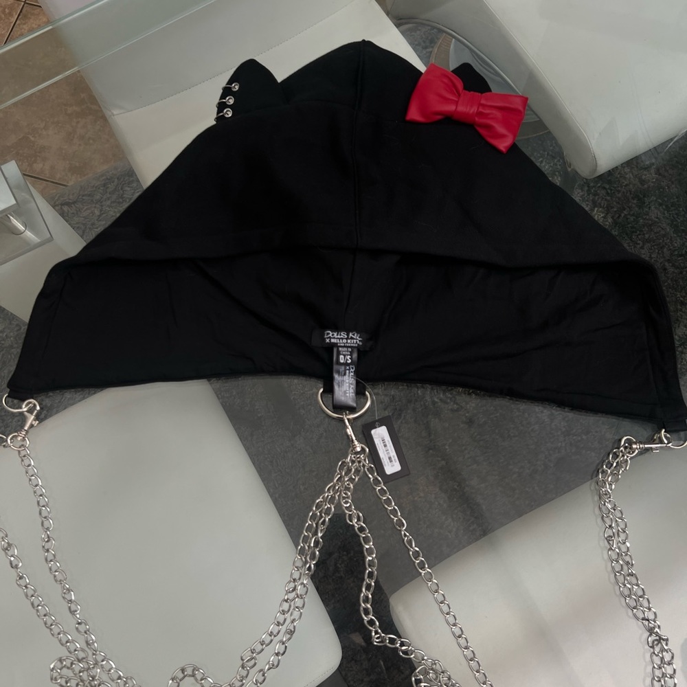 SOLD OUT Hello Kitty x Dolls Kill Chain Hood